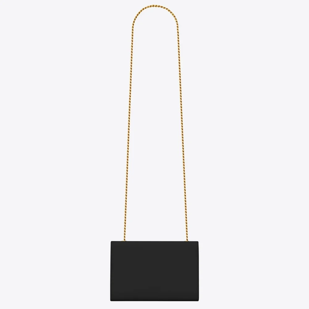 Like New! YSL Saint Laurent KATE CHAIN BAG IN GRAIN DE POUDRE LEATHER MSRP$2268 - Picture 4 of 16